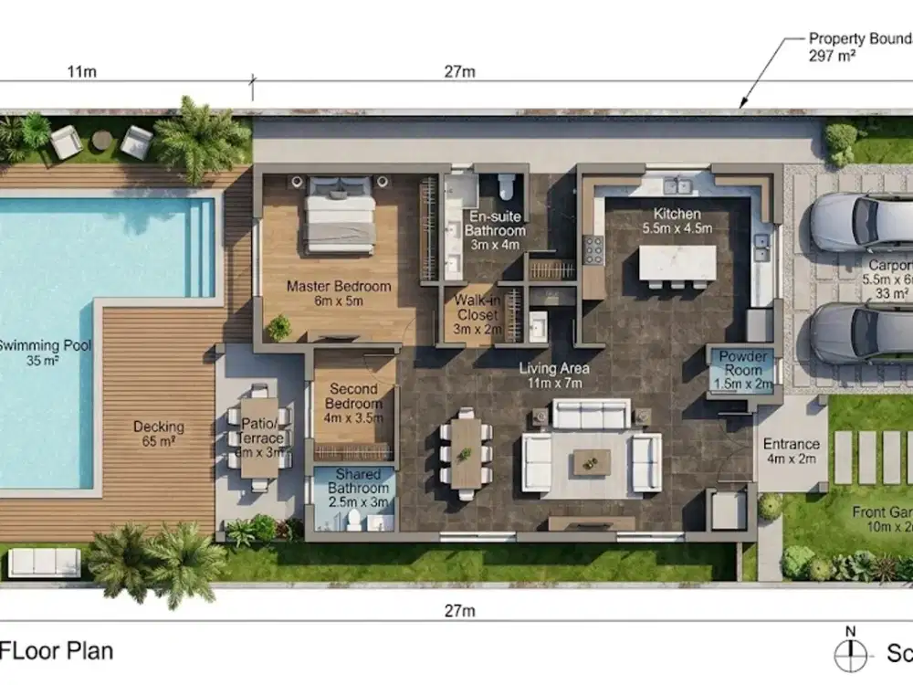 Dijual Rumah Tanah dibawah NJOP  uk 297m2 At Pejaten Jakarta Selatan