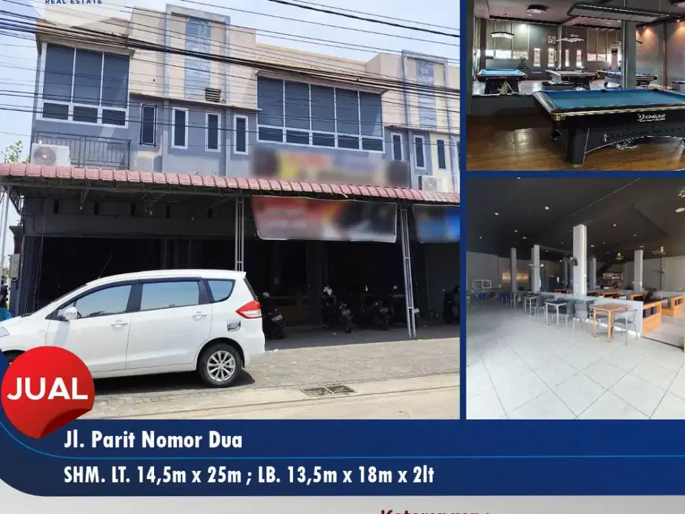 Ruko 3 unit Lokasi berkembang parit no dua, Kubu Raya Pontianak
