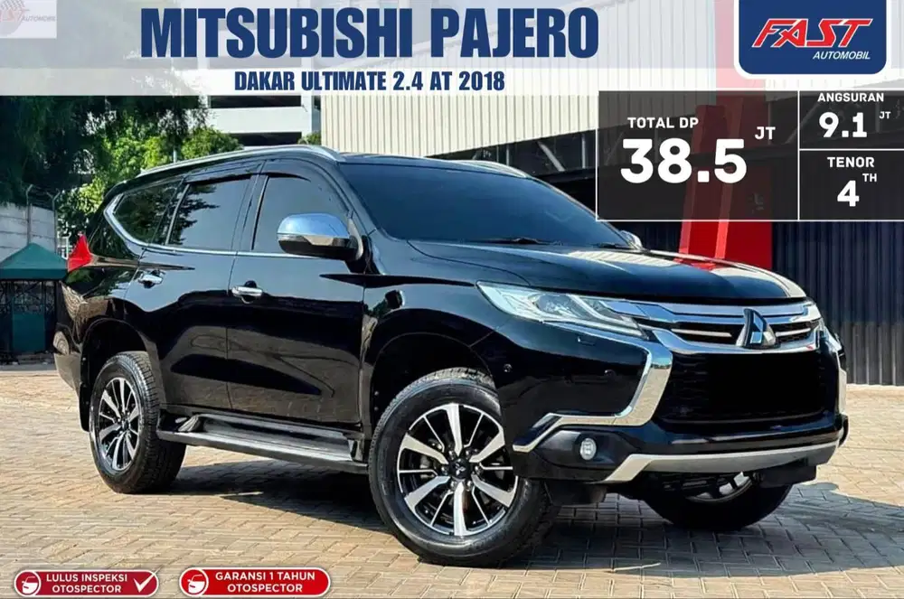 MITSUBISHI PAJERO DAKAR ULTIMATE 2018 2.4 AT DIESEL & PAJAK PANJANG
