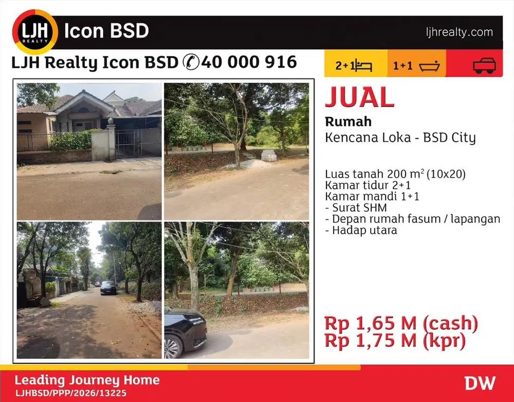 Jual Rumah di Kencana Loka BSD