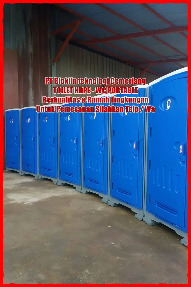 TOILET VVIP HDPE - TOILET PORTABLE - TOILET HDPE