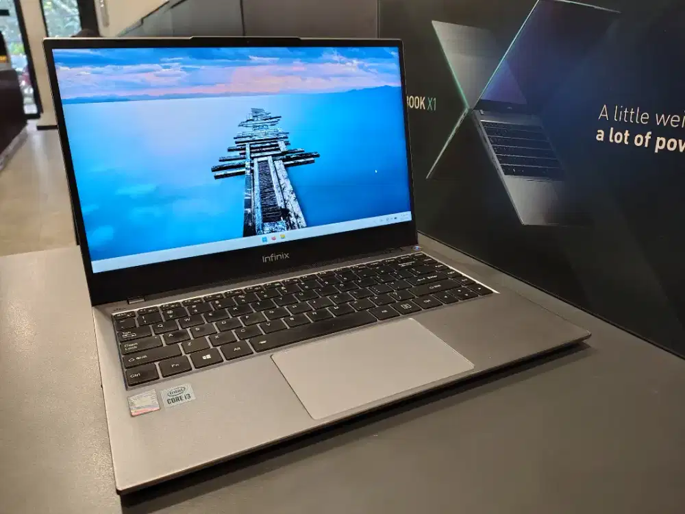 Laptop Infinix Inboox X1 core i3 gen10 8/256 Fullset