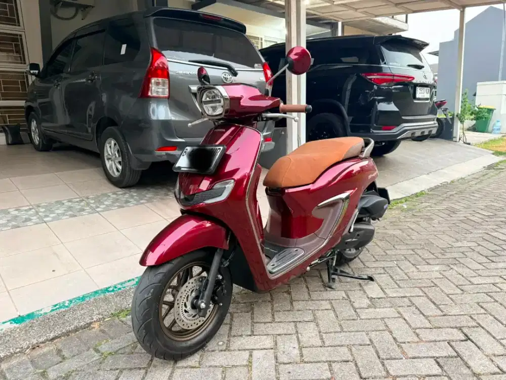 Km 1.200 Honda Stylo ABS SE Burgundy 2026 Pakai 3 Bulan Mulus 99%