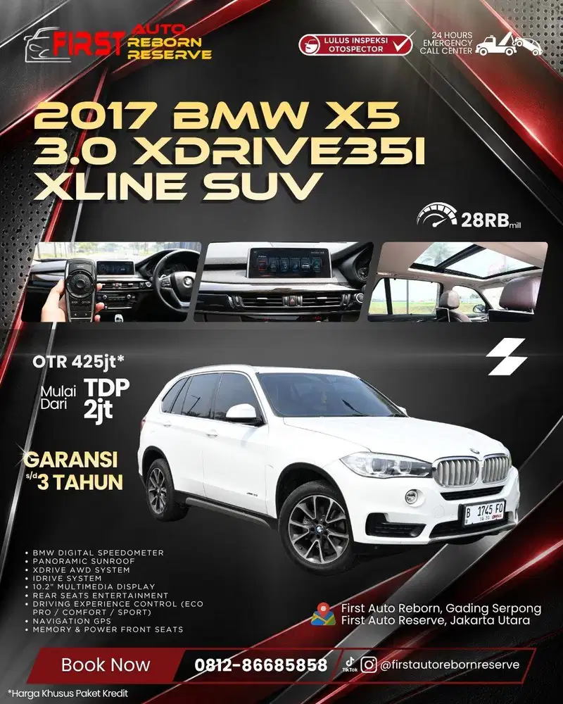 (TDP2jtan) BMW X5 F15 xDrive35i xLine N55 2018