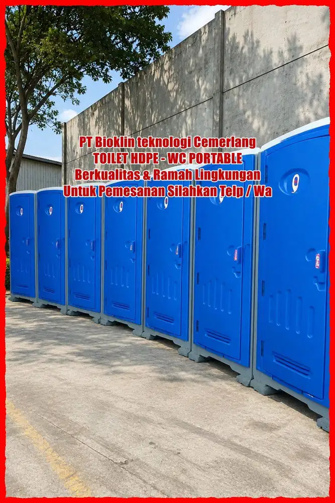 TOILET VVIP HDPE - TOILET PORTABLE - TOILET HDPE - WC PORTABLE