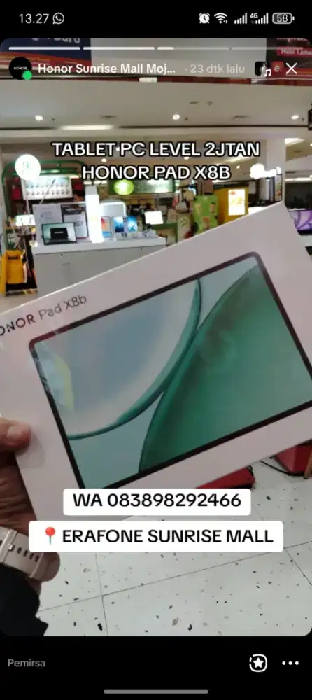 PROMO TABLET PC LEVEL HONOR X8B