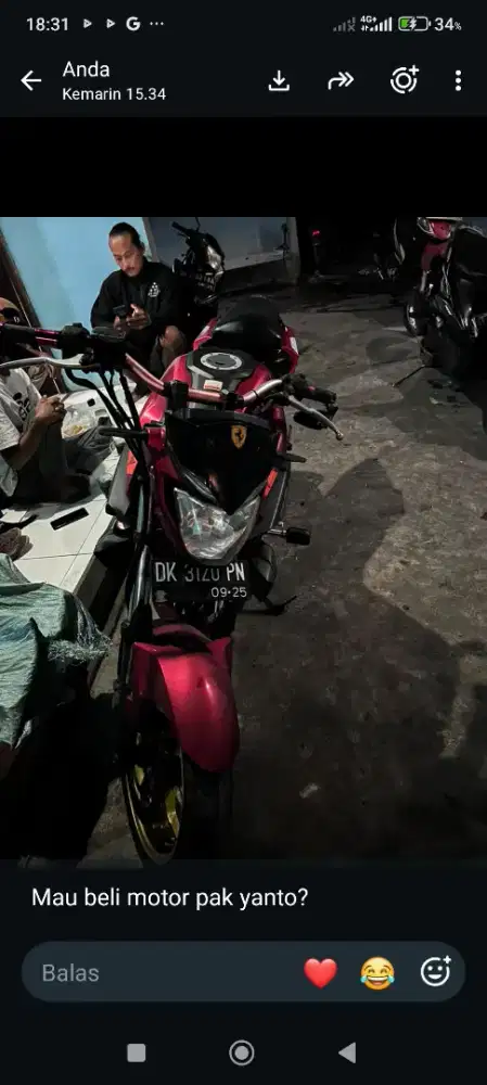 MOtor bekas MT 25