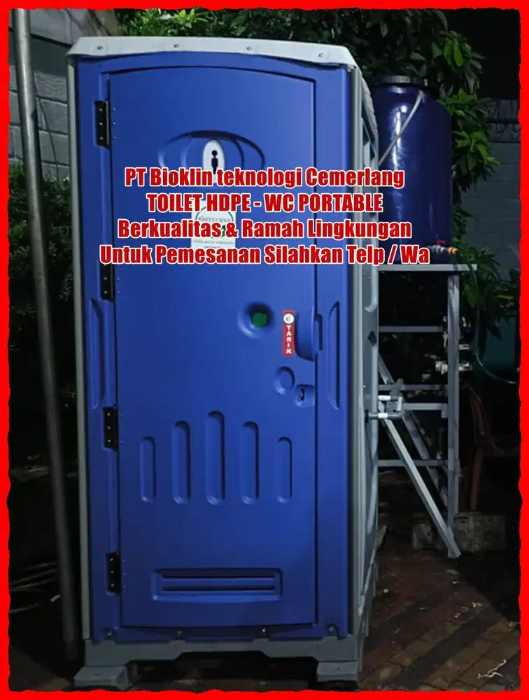 WC PORTABLE HDPE - TOILET VVIP HDPE - TOILET PORTABLE - TOILET HDPE