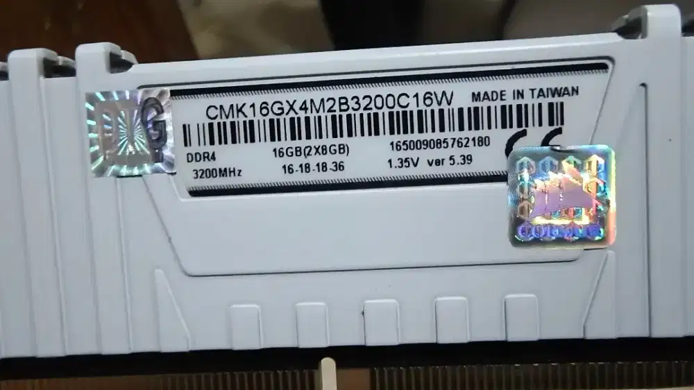 Ram ddr4 2x8gb 3200 MHz corsair