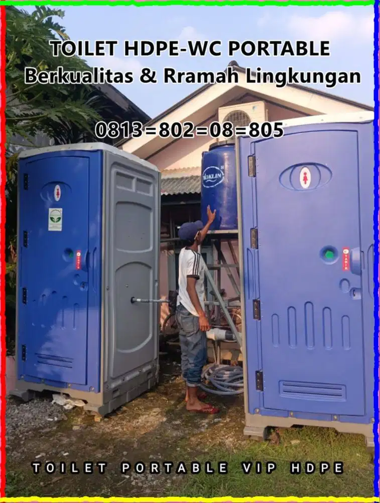TOILET PORTABLE - TOILET HDPE