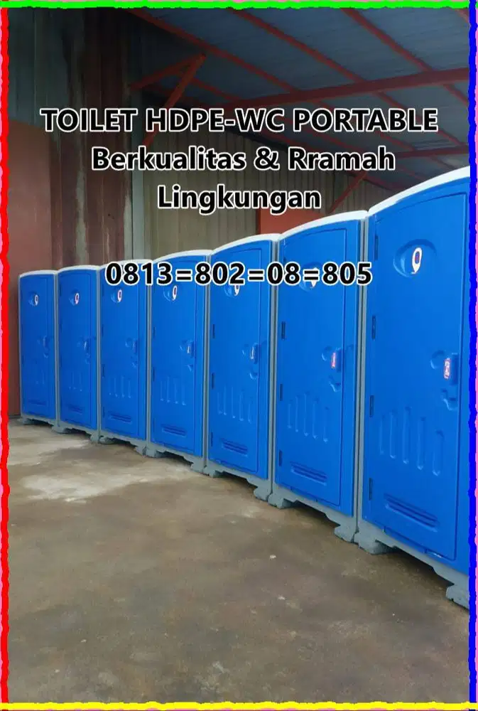TOILET KOKOH HDPE - TOILET PORTABLE HDPE - TOILET VVIP