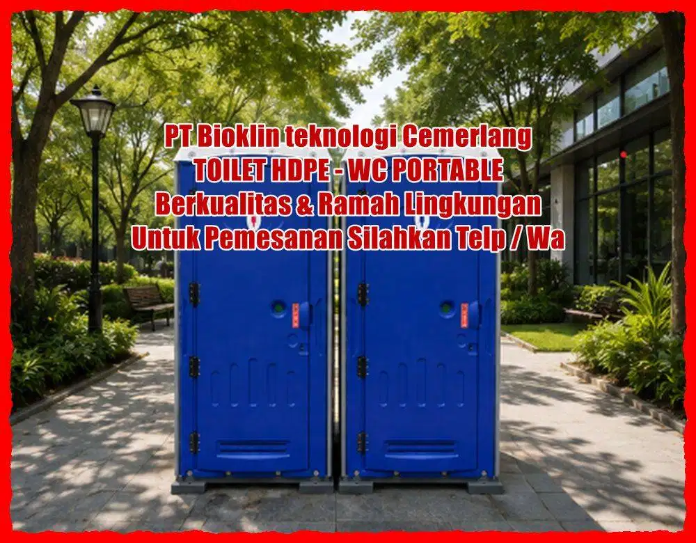 TOILET PREMIUM HDPE - TOILET PORTABLE - TOILET HDPE