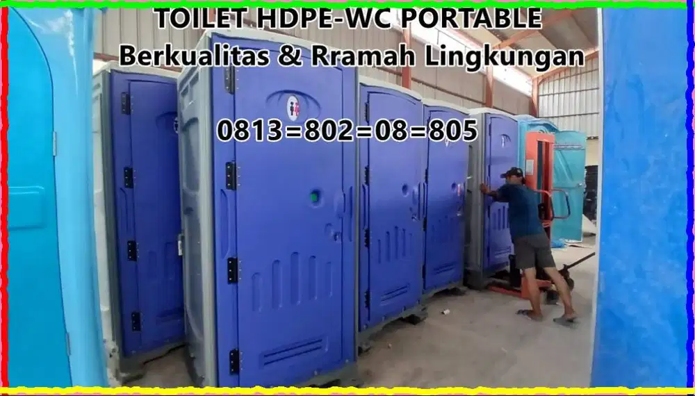TOILET VVIP HDPE - TOILET PORTABLE - TOILET HDPE