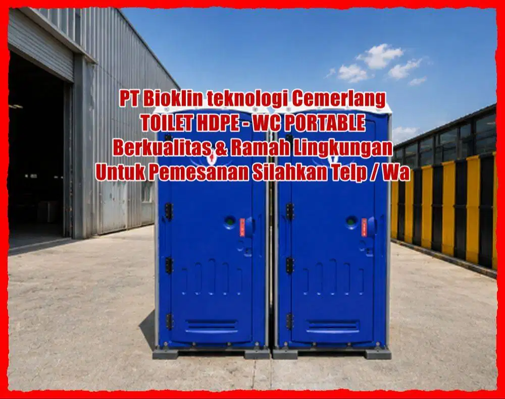 TOILET PORTABLE HDPE/WC HDPE/TOILET HDPE