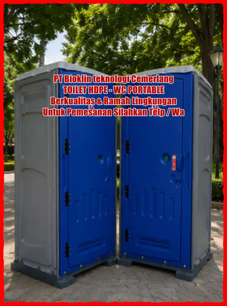 TOILET PREMIUM HDPE - TOILET PORTABLE HDPE - TOILET HDPE