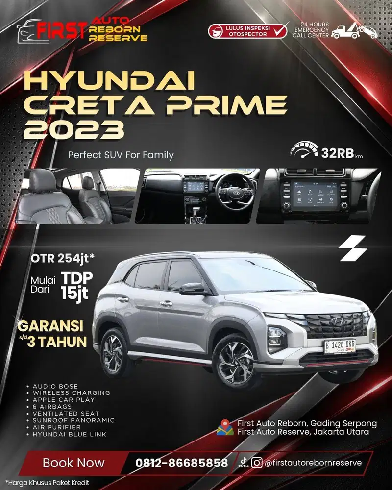 (TDP15jtan) Hyundai Creta Prime 2023