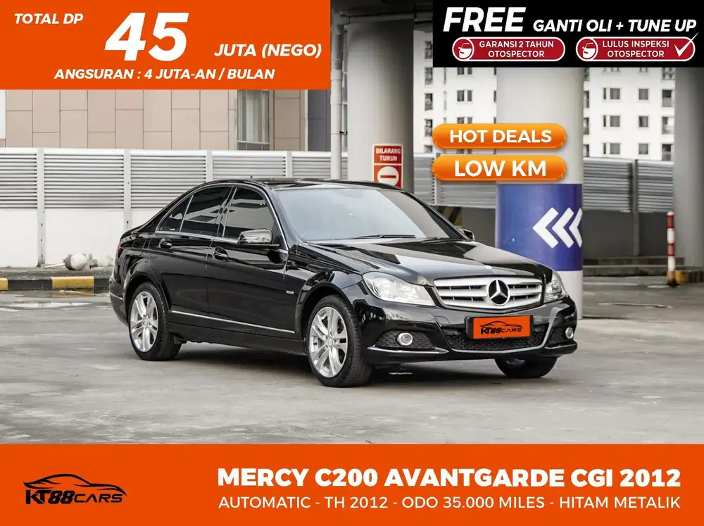 LOW KM!! Mercedes Benz C200 Avangarde 2012