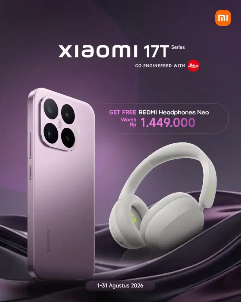 Xiaomi 17T 5G Performa Sultan, Leica Telefoto & Free Headphone Neo