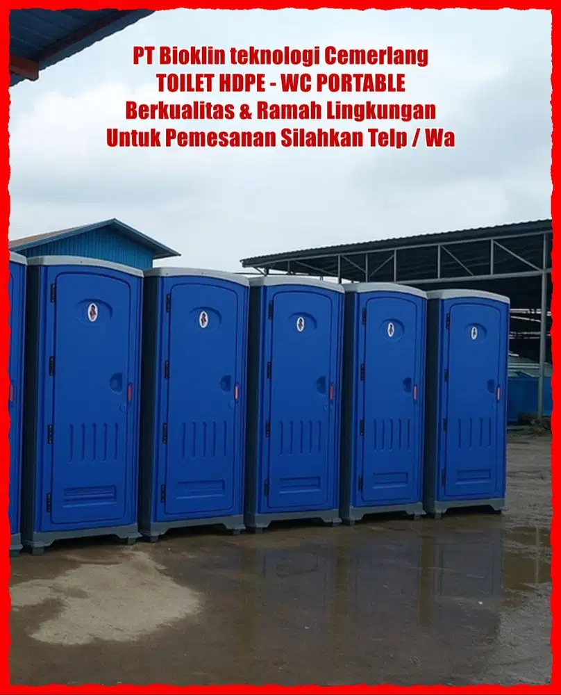 WC PORTABLE HDPE - TOILET VVIP HDPE - TOILET PORTABLE - TOILET HDPE
