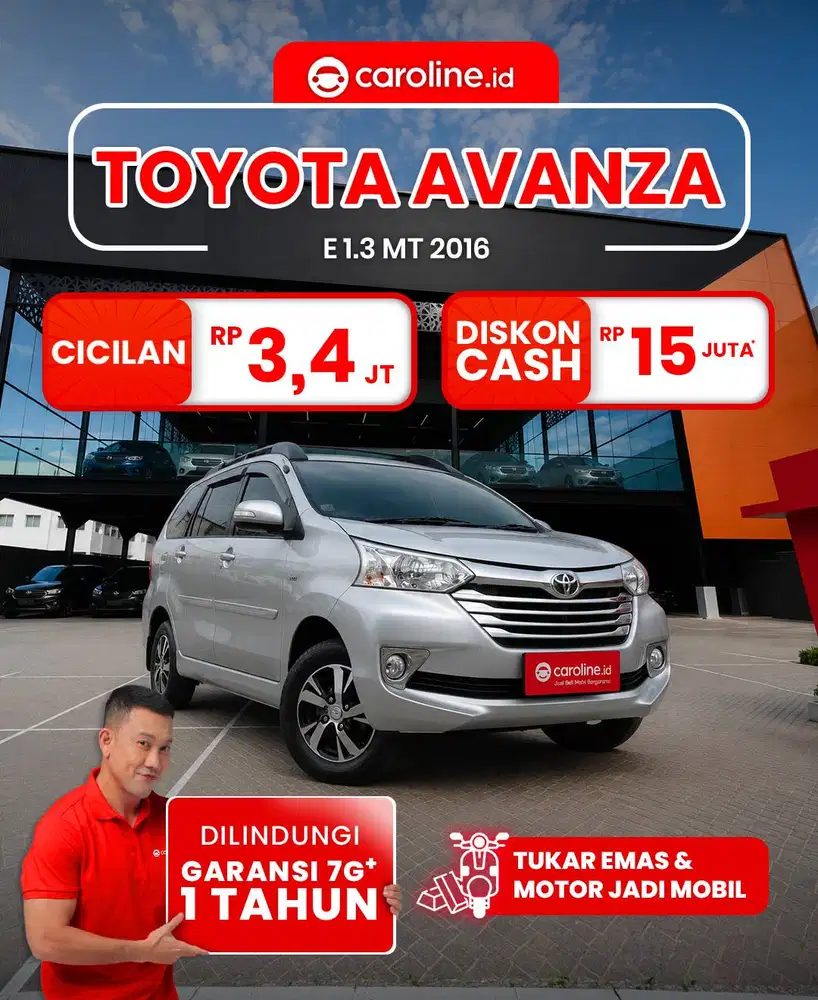 Toyota Avanza E Manual 2016