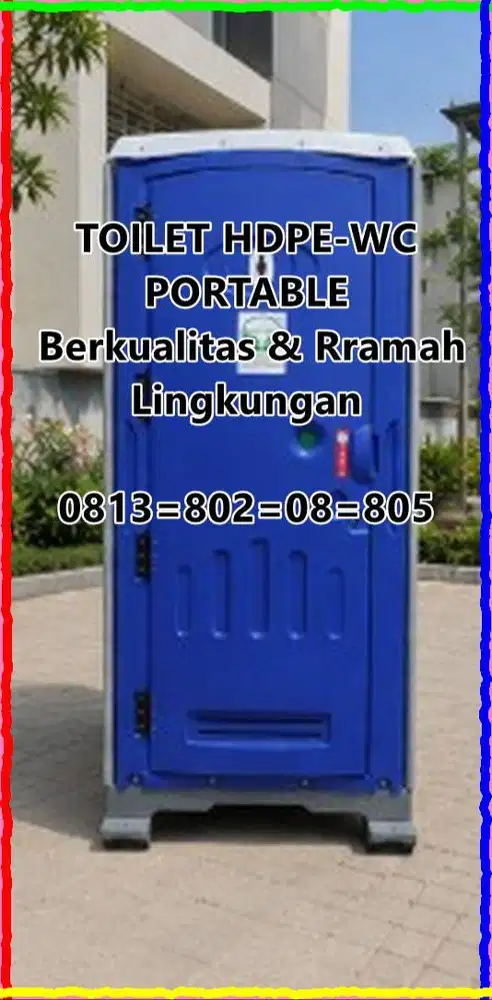 TOILET KOKOH HDPE - TOILET PORTABLE HDPE - TOILET VVIP