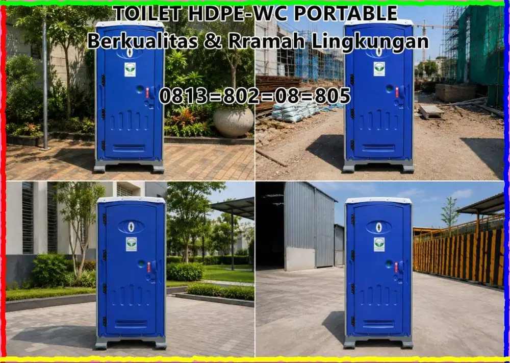 OILET PORTABLE HDPE - TOILET PORTABLE