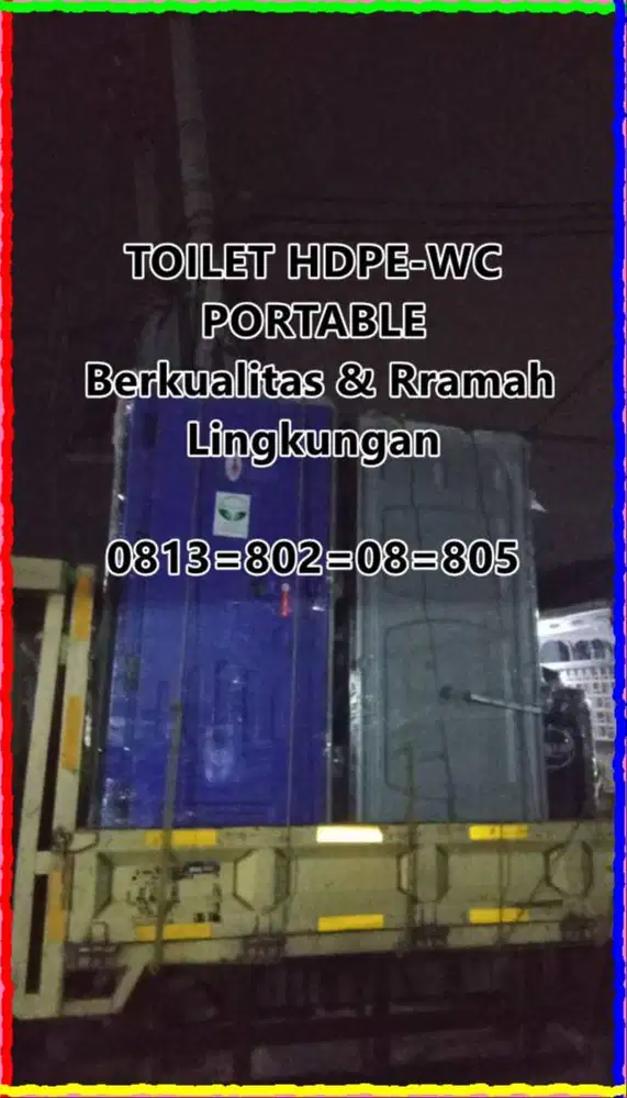 TOILET KOKOH HDPE - TOILET PORTABLE HDPE - TOILET VVIP