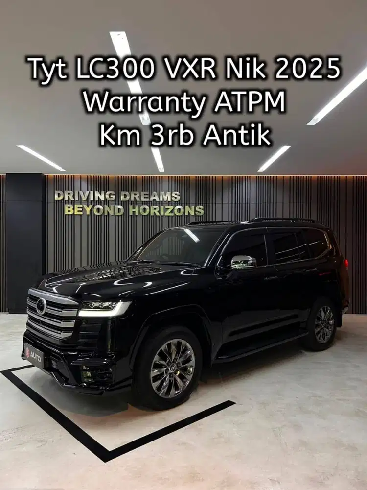Toyota Land Cruiser LC300 VXR 2025 LC Hitam Km3rb B88NMH
