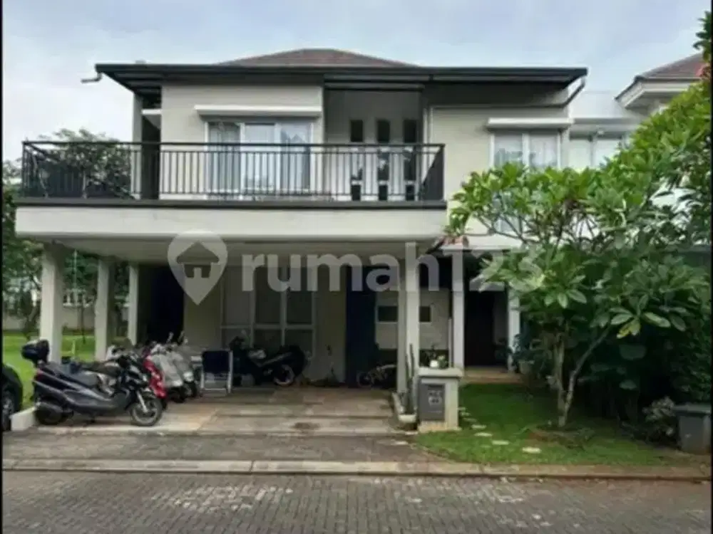 Rumah SHM terawat lokasi dekat Tol Aeon Mall  di De Park BSD CITY