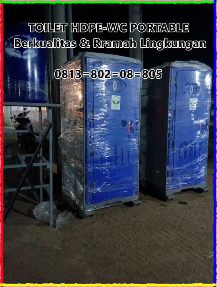TOILET VVIP HDPE - TOILET PORTABLE - TOILET HDPE