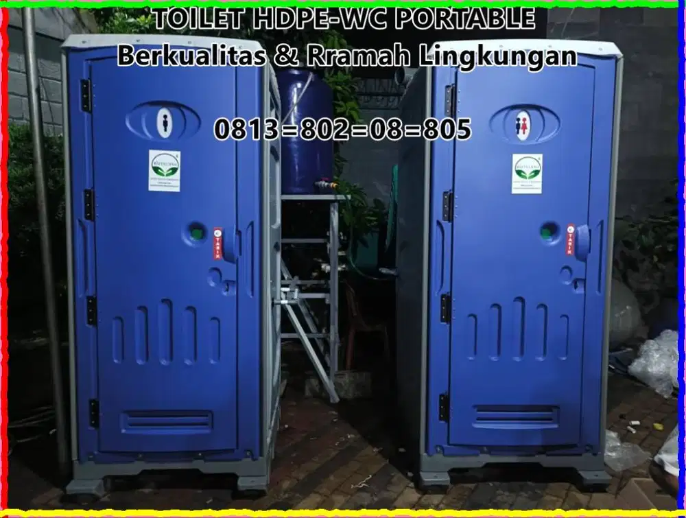 TOILET PREMIUM HDPE - TOILET PORTABLE - TOILET HDPE