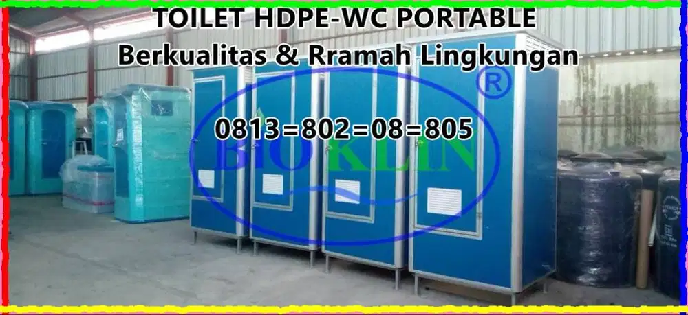 TOILET PREMIUM HDPE - TOILET PORTABLE - TOILET HDPE