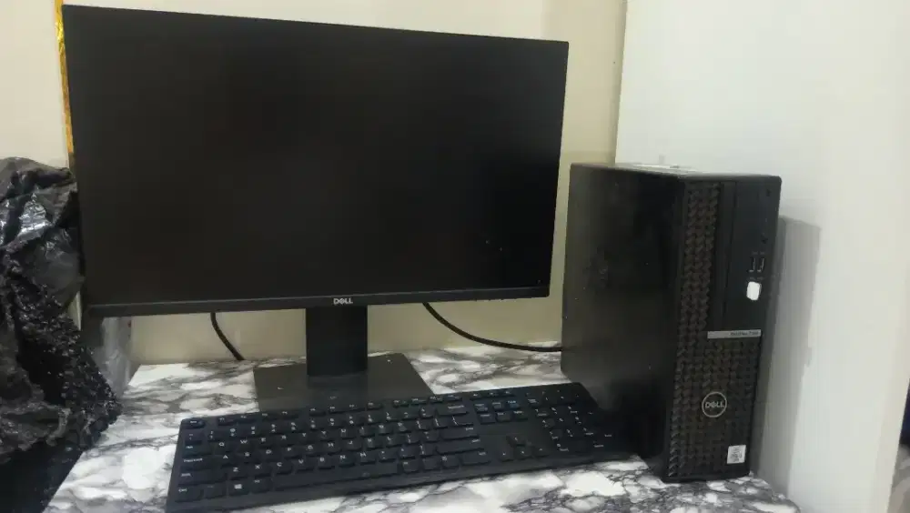 PC Desktop Dell OptiPlex 7080, Monitor Dell P2419H