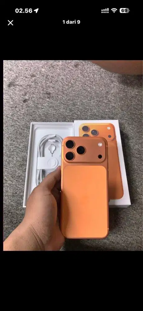 iphone 17 promax 256gb oren