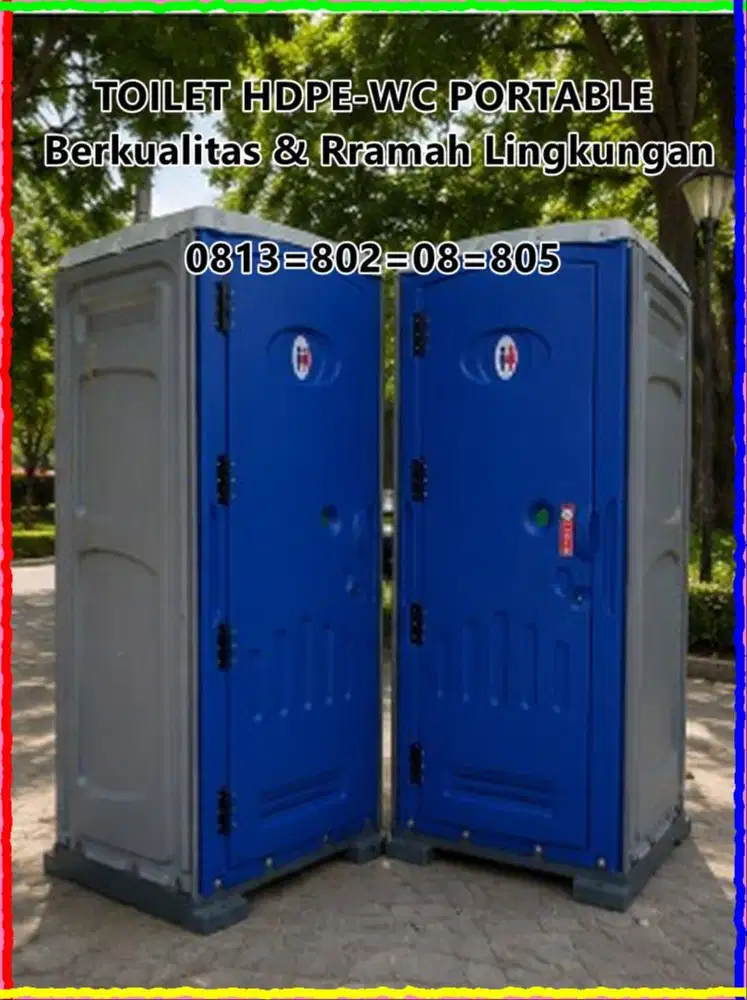 TOILET KOKOH HDPE - TOILET PORTABLE HDPE - TOILET VVIP