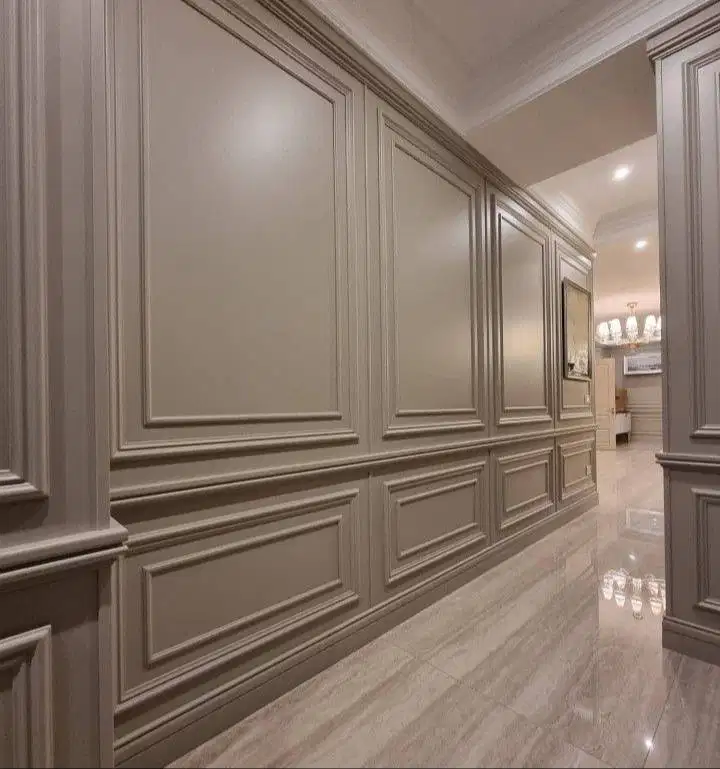 Wall Moulding Sekat Plafon Partisi PVC GRC Gypsum Jasa Tukang Pasang