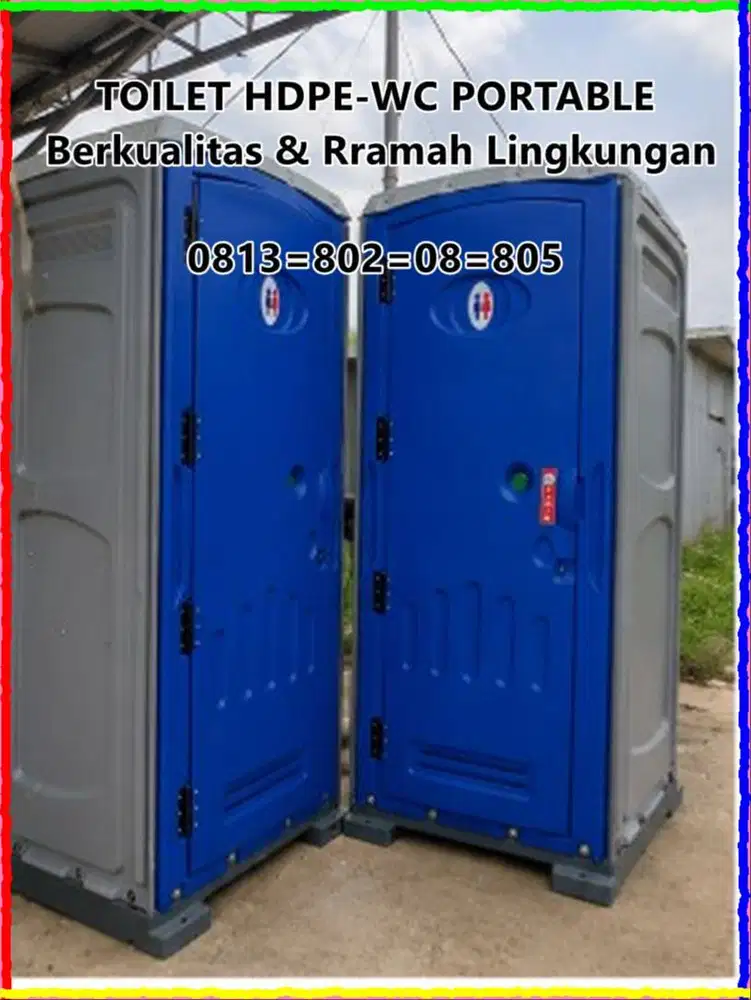 TOILET PORTABLE HDPE - TOILET PORTABLE