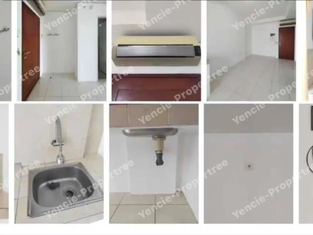 Disewakan unfurnish tipe 1br apartment mediterania garden residence 2