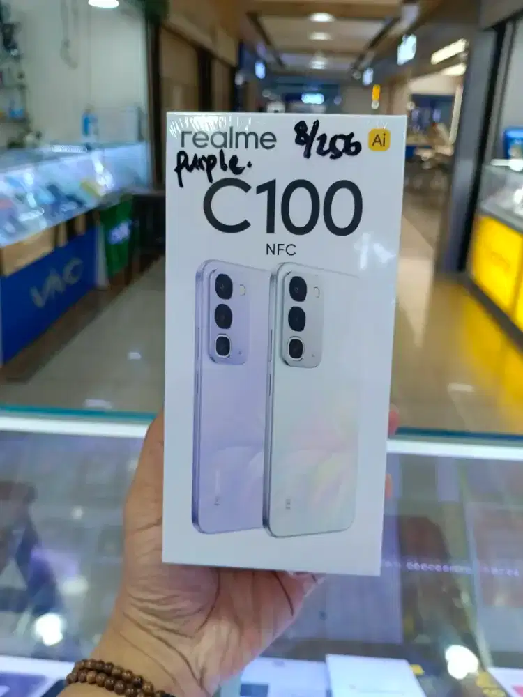Realme C100 8/256 Purple NEW Garansi Resmi Original Realme Indonesia