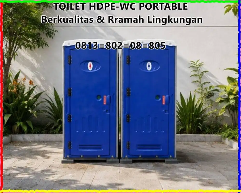 TOILET PORTABLE - TOILET HDPE