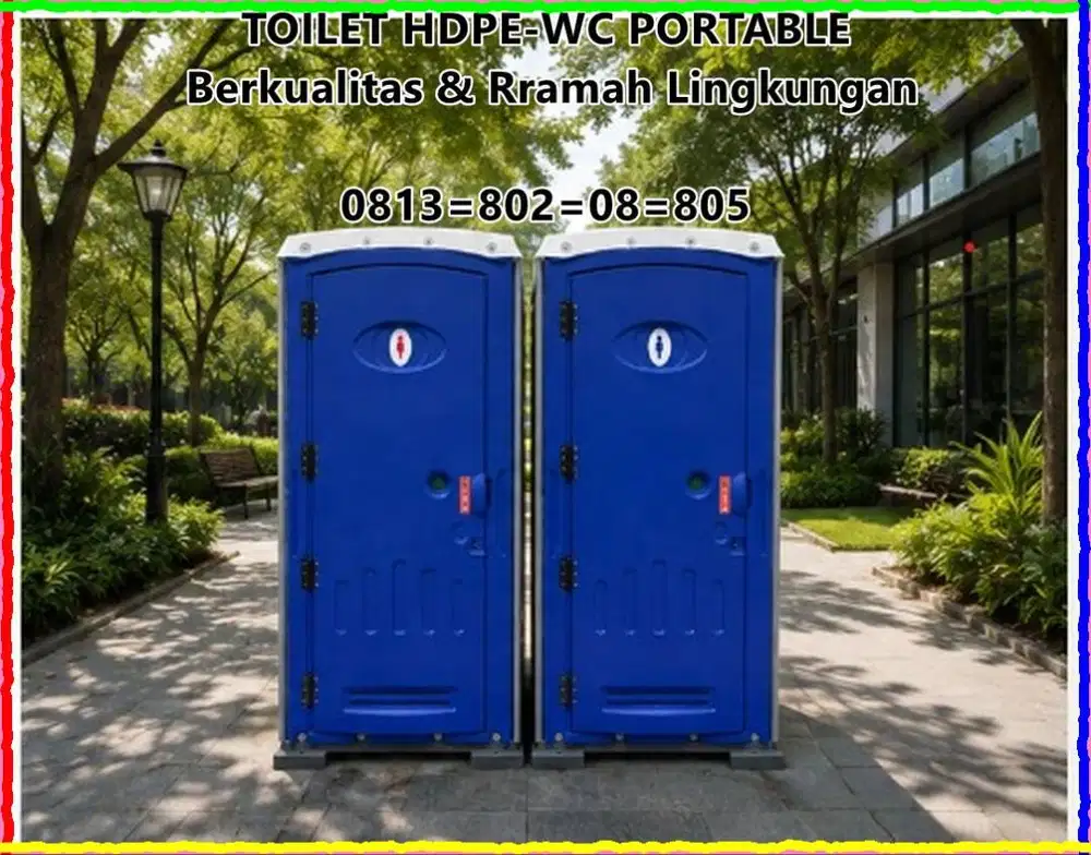 TOILET PORTABLE - TOILET HDPE