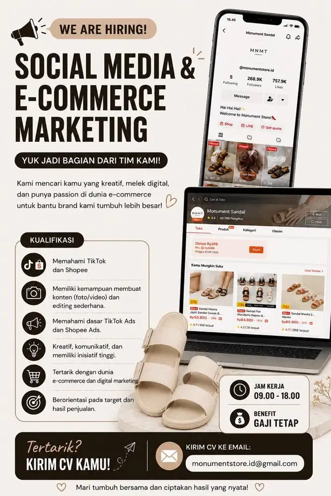 LOWONGAN KERJA MARKETING SOCIAL MEDIA