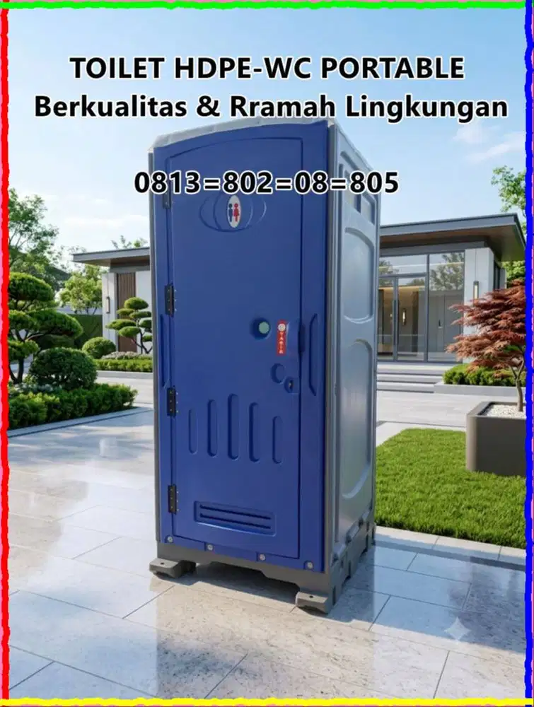 TOILET KOKOH HDPE - TOILET PORTABLE HDPE - TOILET VVIP