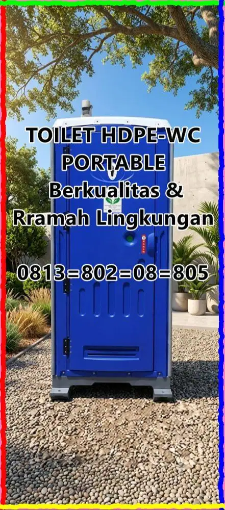 TOILET KOKOH HDPE - TOILET PORTABLE HDPE - TOILET VVIP