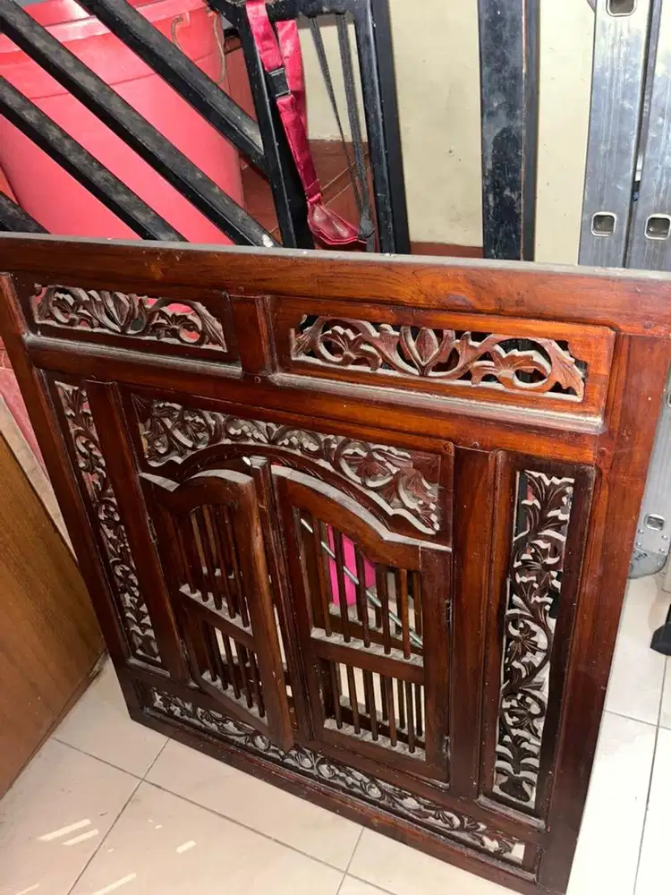 JUAL CEPAT KACA KAYU JATI