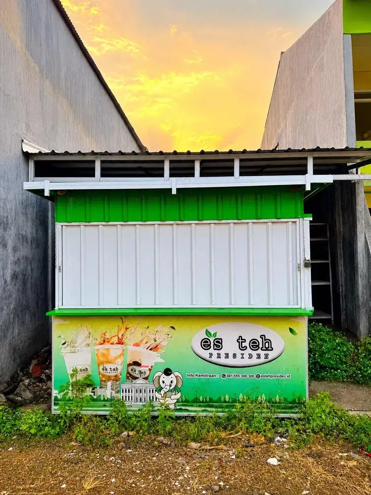 Dijual Rugii kontainer Franchise Es teh