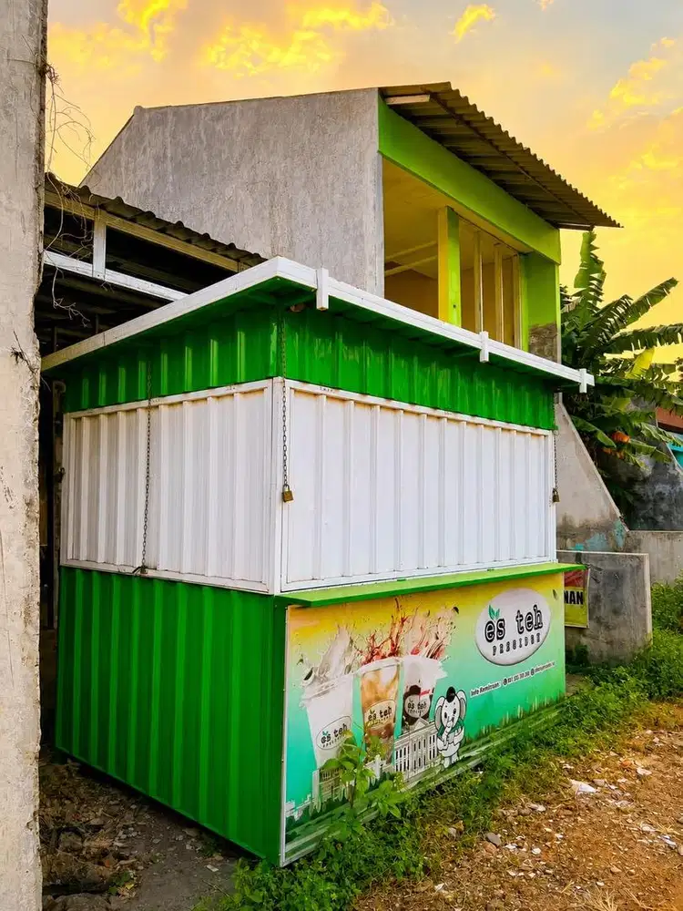 Dijual Rugii kontainer Franchise Es teh