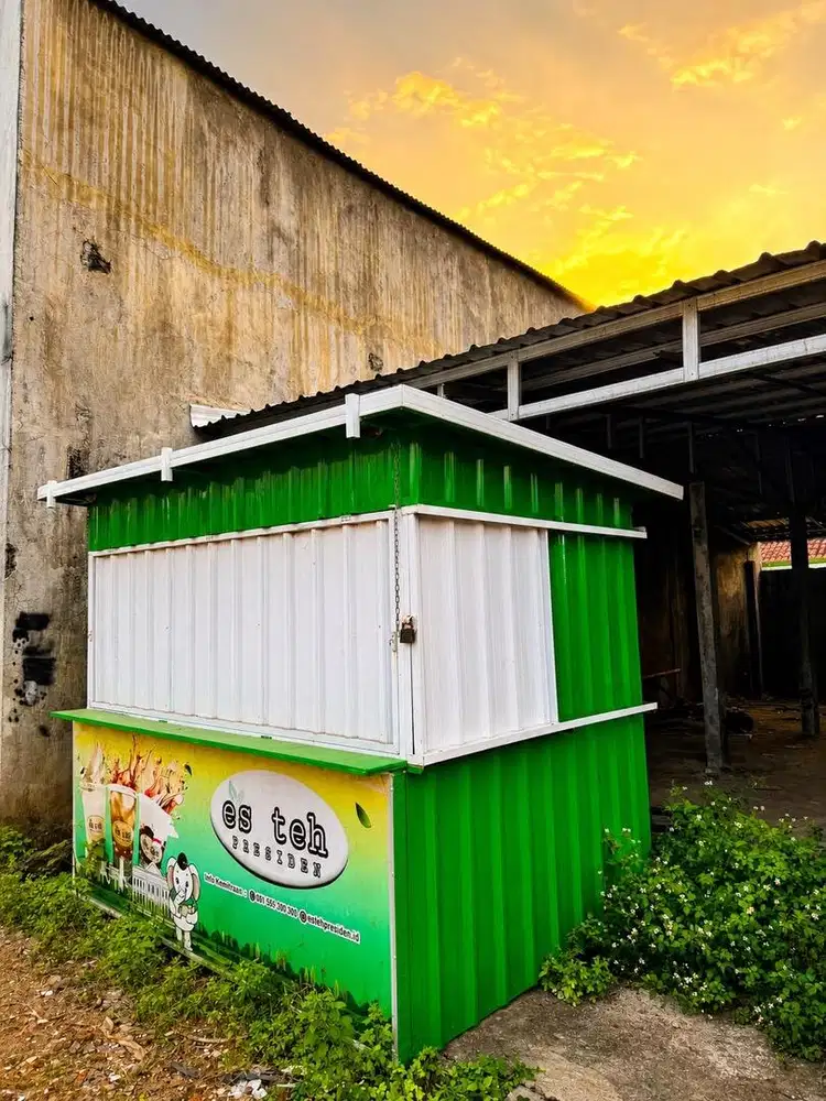 Dijual Rugii kontainer Franchise Es teh