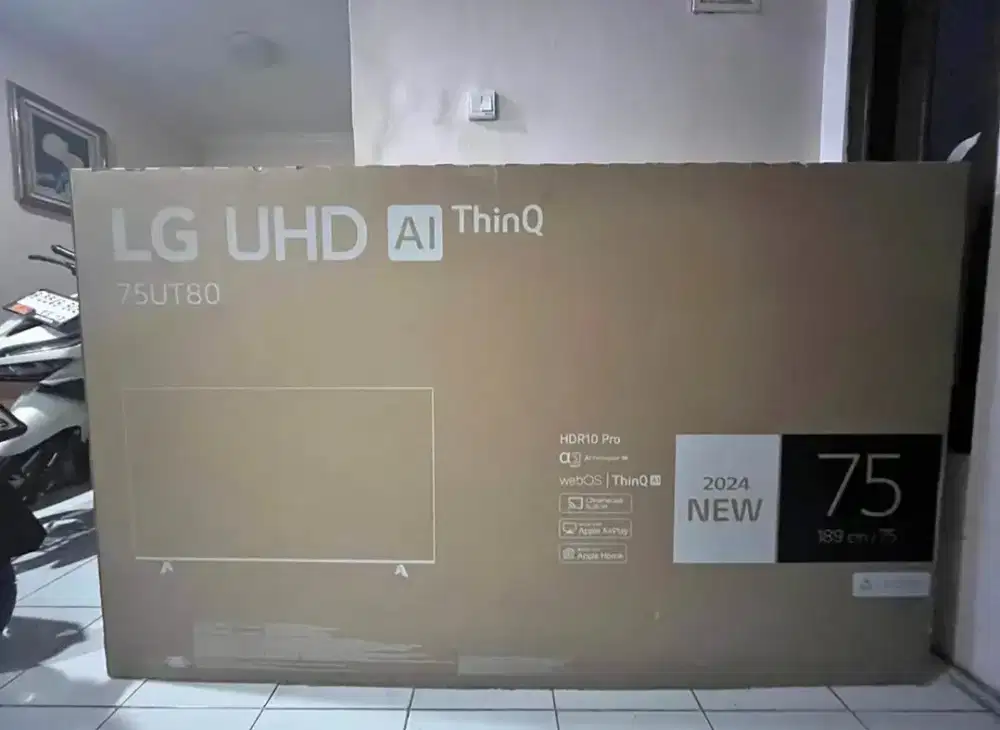 Jual tv LG 75 INCH BARU