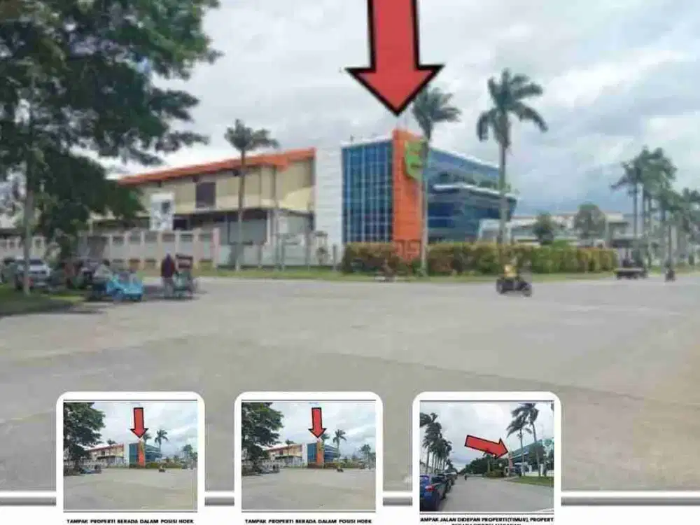 Dijual melalui lelang lokasi strategis